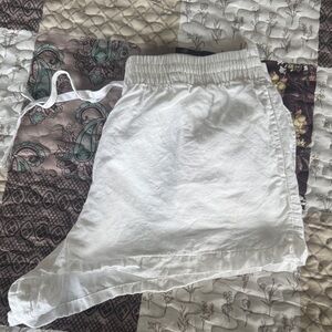 Victoria's Secret White Pajama Shorts